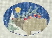 Elk w/ Star Oval