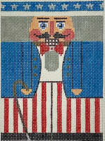 Uncle Sam Small Nutcracker Rollup