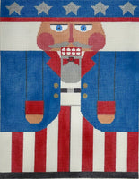 Uncle Sam Large Nutcracker Rollup