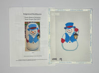 Snowman with Lantern with stitch guide