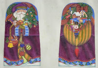 Two Sided Fancy Santa Dome