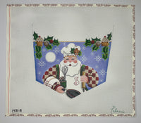 Baking Santa Stocking Cuff