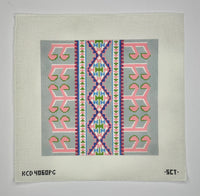 Arcadia Pillow - Pink & Grey