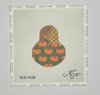 Pumpkin Patterned Pear