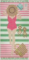 Palm Beach Sunbather (print) with stitch guide