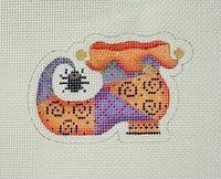 Patch Shoe with stitch guide
