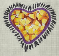 Candy Corn Heart