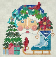 Elegant Santa Head