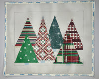Patterned Christmas Trees