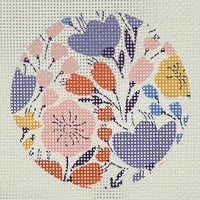 Spring Floral Round (print)