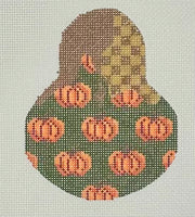 Pumpkin Patterned Pear