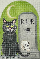 Cat with Gravestone