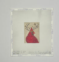 Cardinal Branches Ornament on 13M