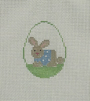 Tan Bunny in Egg