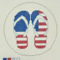 Patriotic Flip Flops (print)