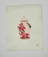 Poinsettia Ginger Jar