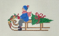 Festive Sled - Boy