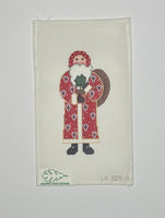 Santa w/ Topiary - Red