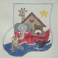 Stuffed Mini Sock: Noah's Ark with Zebra