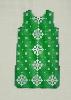 Green Snowflakes Mini Shift