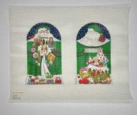 Two Sided Toy Santa Dome