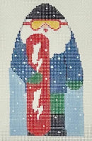 Snowboarder Santa