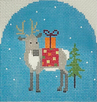 Reindeer with Orange Package