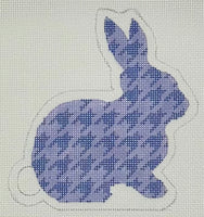 Lilac Houndstooth Bunny