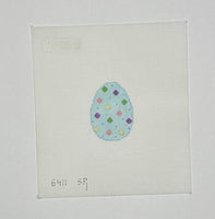 Blue Polka Dot Mini Egg