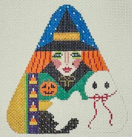 Triangle Witch with Ghost