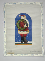 Santa with Wreath