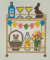 Easter Bar Cart