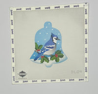 Blue Jay Snow Bell (print)