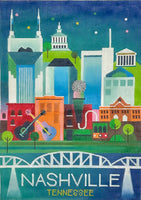 US Travel Poster - Nashville