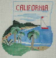 Stuffed Mini Sock: California