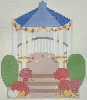 Autumn on Main Street - Gazebo (print)