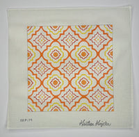Orange Tiles Pillow