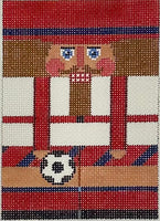 Soccer Small Nutcracker Rollup