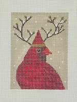 Cardinal Branches Ornament on 13M