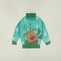 Reindeer Ugly Sweater with stitch guide