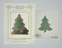 Green Scandinavian Tree with stitch guide