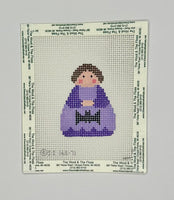 Purple Angel with Bat