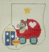 Stuffed Mini Sock: Baby Buggy