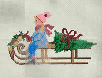 Festive Sled - Girl