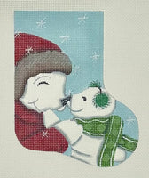 Fuzzy Kiss Mini Sock