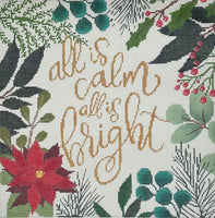 All is Calm Pillow - White