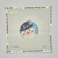 Top Hat Snowman Ball Ornament
