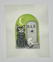 Cat with Gravestone