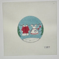 Mrs Claus Clothesline Round