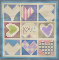 Nine Hearts with stitch guide